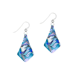 Ocean Waves Sterling Sliver Earrings