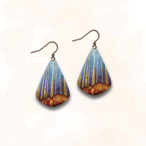 Reaching for the Sky Copper Wire Earrings