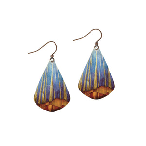 Reaching for the Sky Copper Wire Earrings