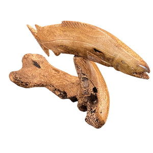 Walrus Jawbone Fish Figurines