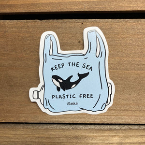 Keep The Sea Plastic Free Sticker - 3 Inch