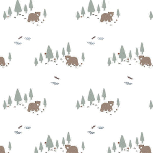 Babe in the Woods Organic Cotton Magnetic Footie