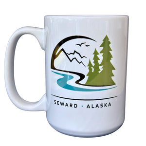 Forests Tides and Treasures 15oz. Ceramic Mug