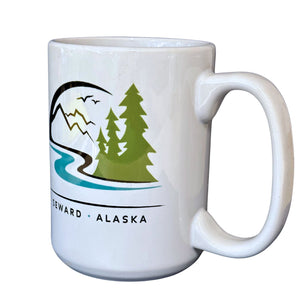 Forests Tides and Treasures 15oz. Ceramic Mug