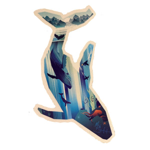 Whale Sticker