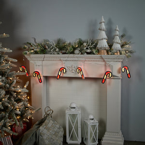 Candy Cane Garland Infinity Light