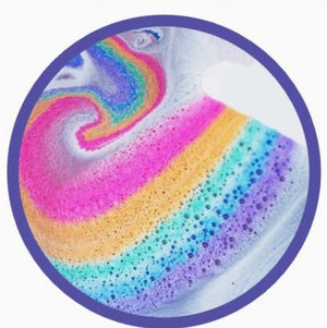 Sensory Bath Rainbow Cloud Fizzies