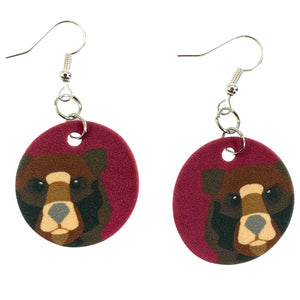 Grizzly Bear Earrings