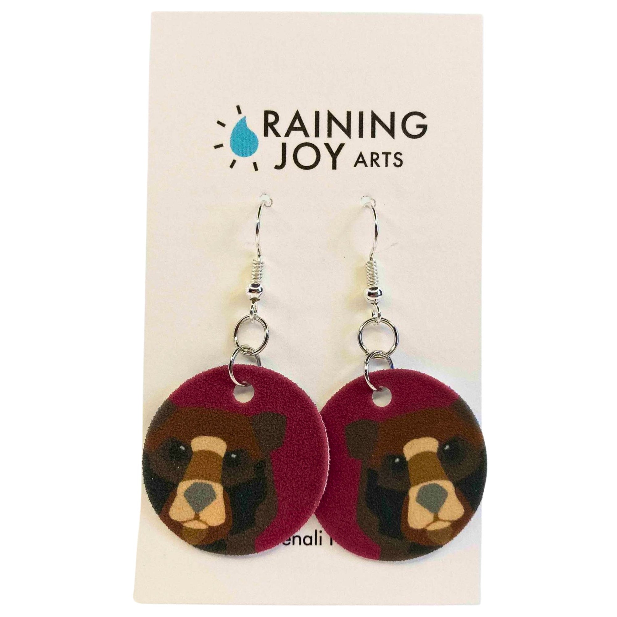 Grizzly Bear Earrings