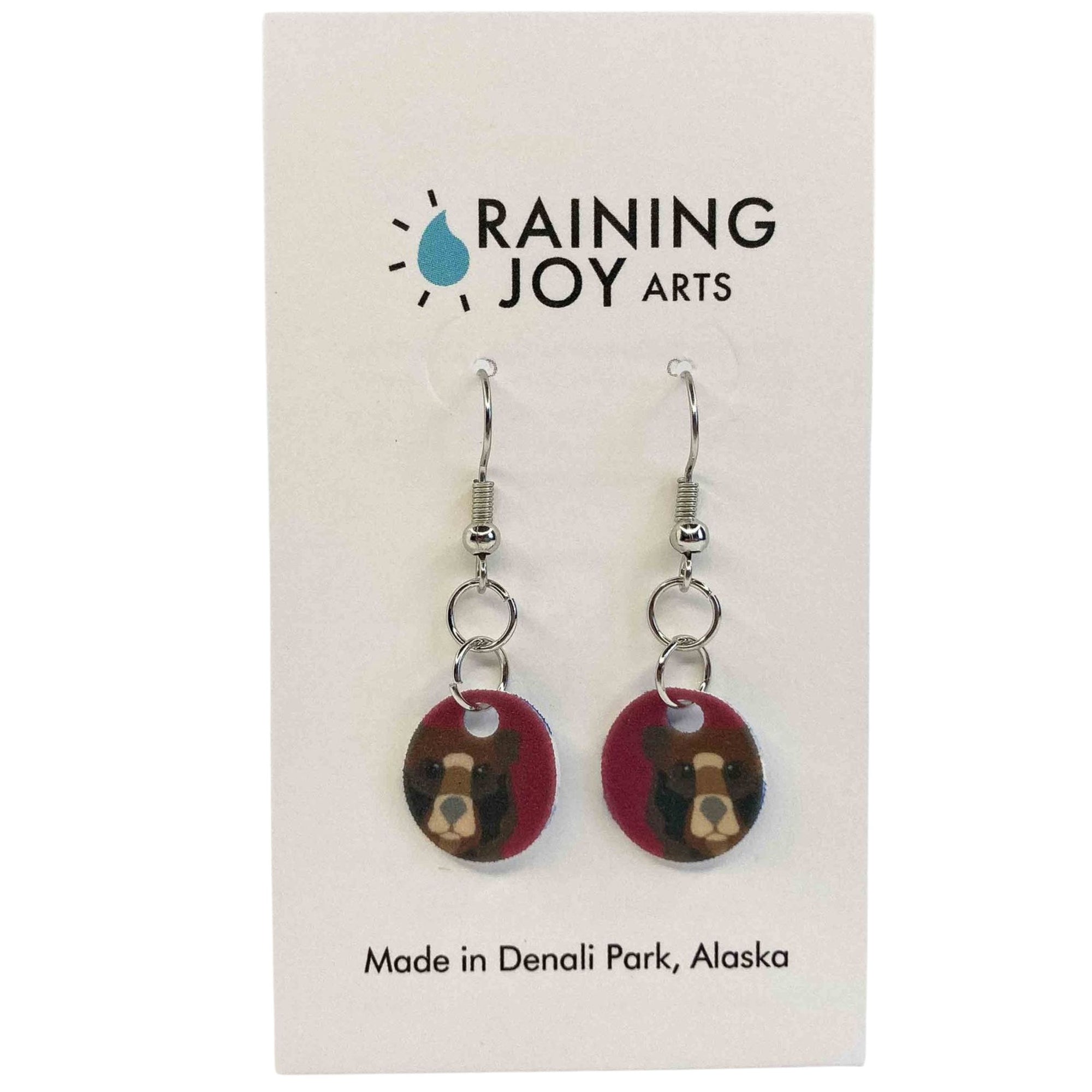 Grizzly Bear Earrings