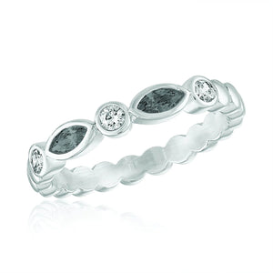 Black Diamond Endless Oval 2 Stack Ring