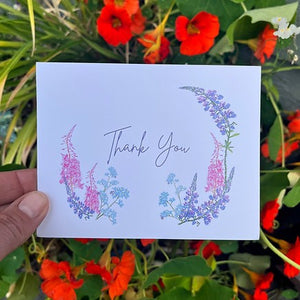 Floral Thank You Card