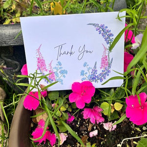 Floral Thank You Card