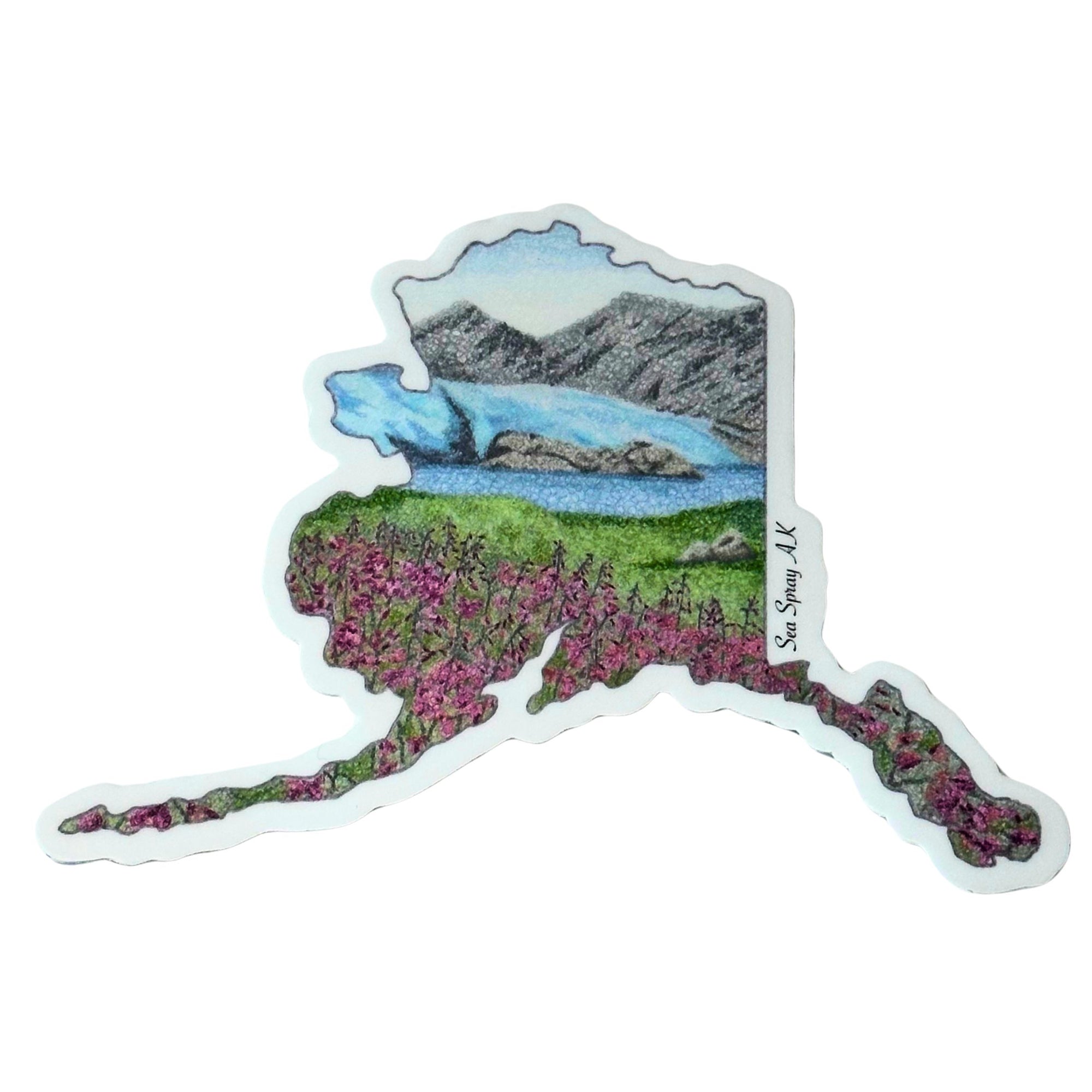 Glacier Sticker