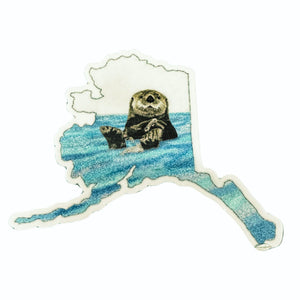 AK Sea Otter Sticker