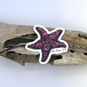 Purple Ochre Star Sticker