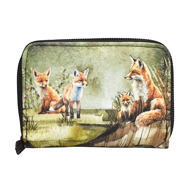 Fox Family Coin Purse