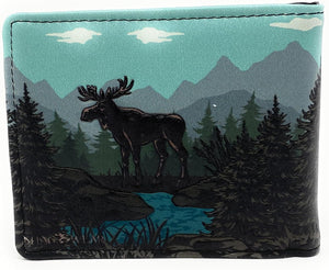 Wilderness Moose Wallet for Men