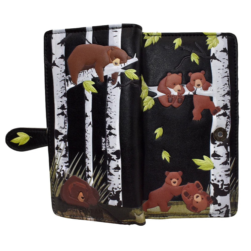 Bear Family Wallet - Large