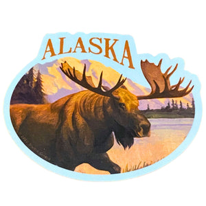 Denali Moose Sticker