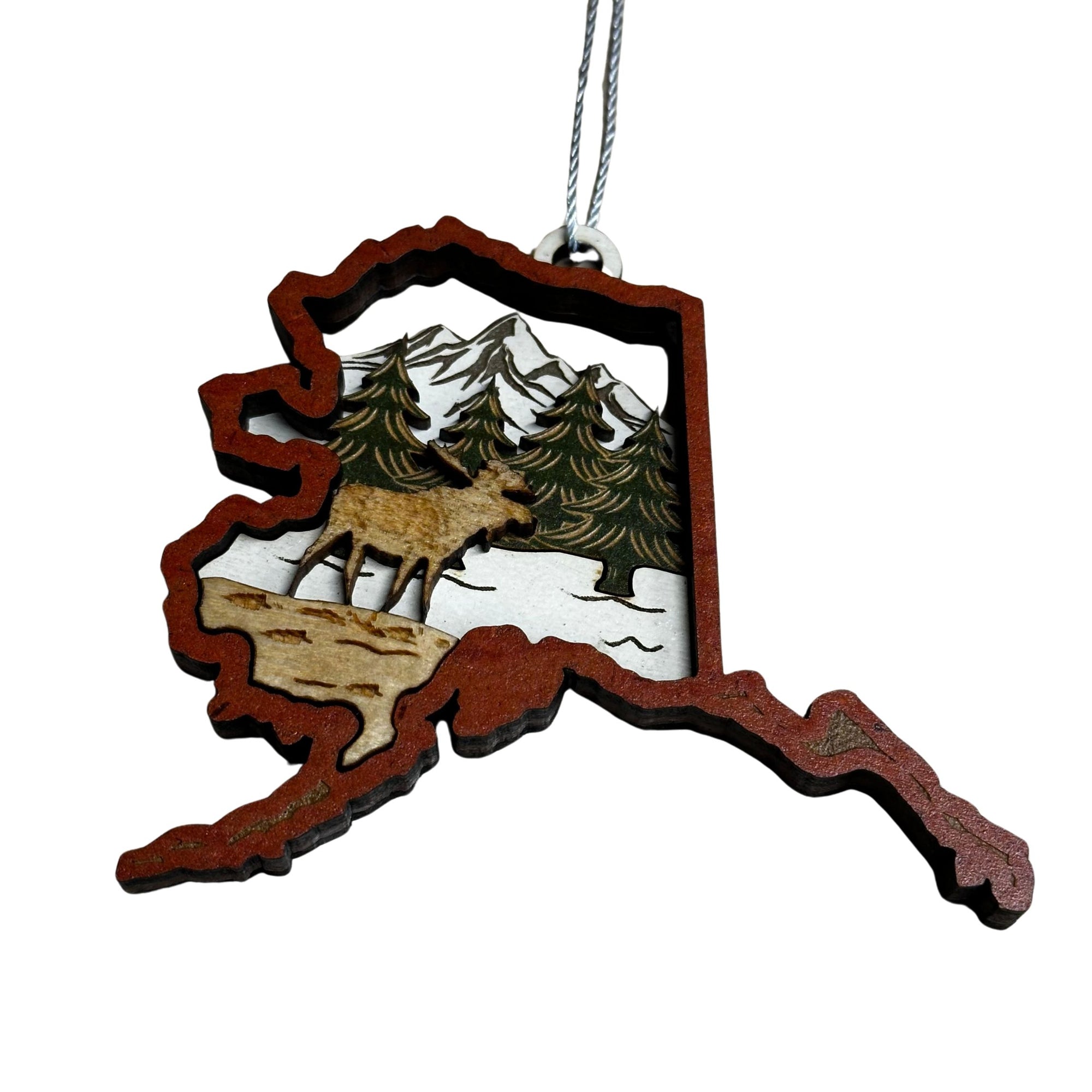 Alaska State Moose Ornament