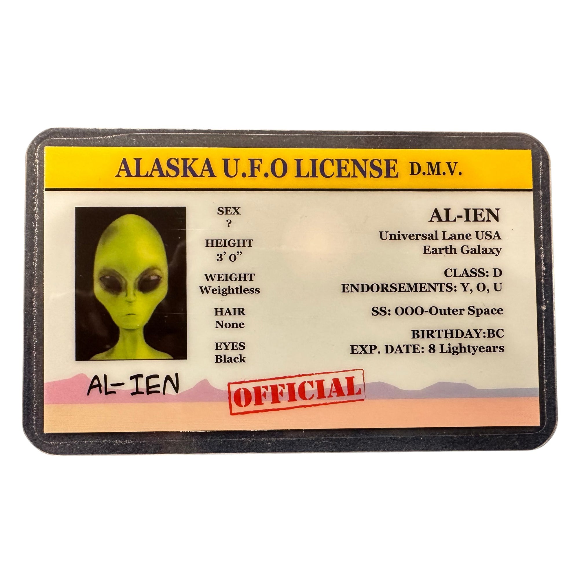 Alaska UFO License