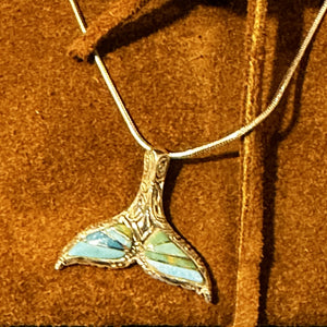 Whale Fluke Inlay Necklace