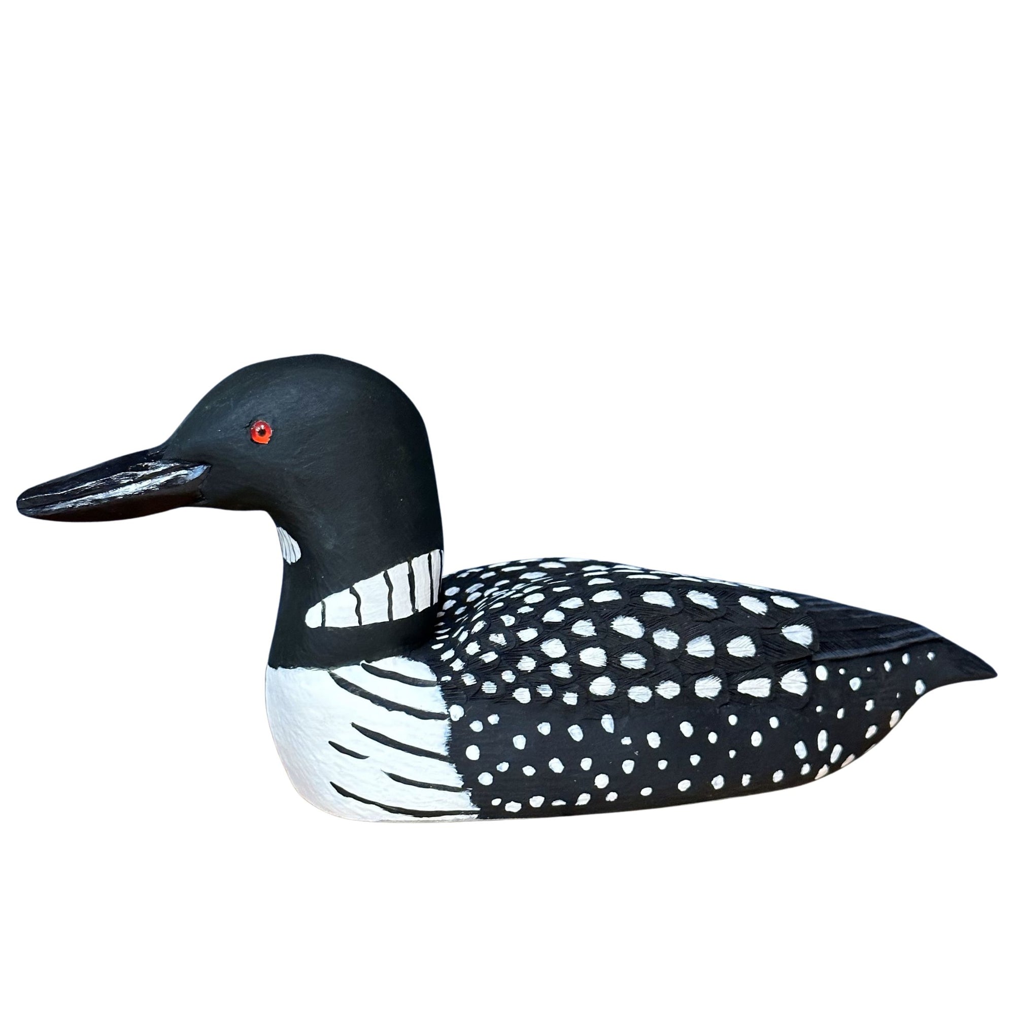 Common Loon Wood Carving