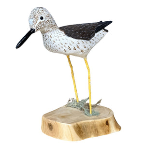 Greater Yellowlegs Wood Carving