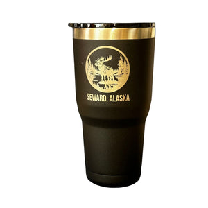 Circle Moose Tumbler 30oz