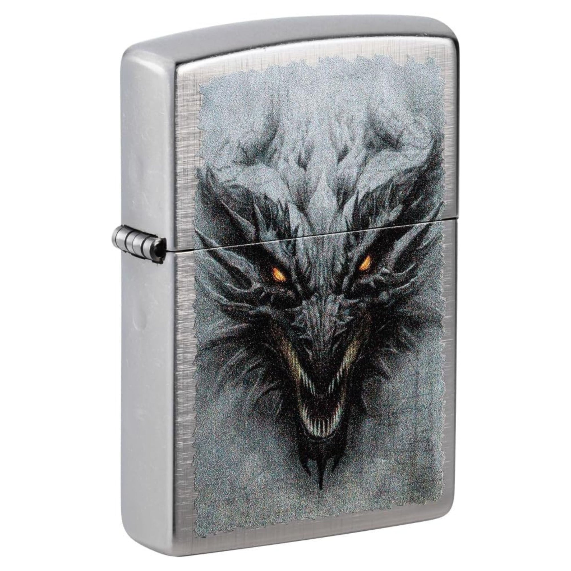 Dragon Design Linen Weave Lighter