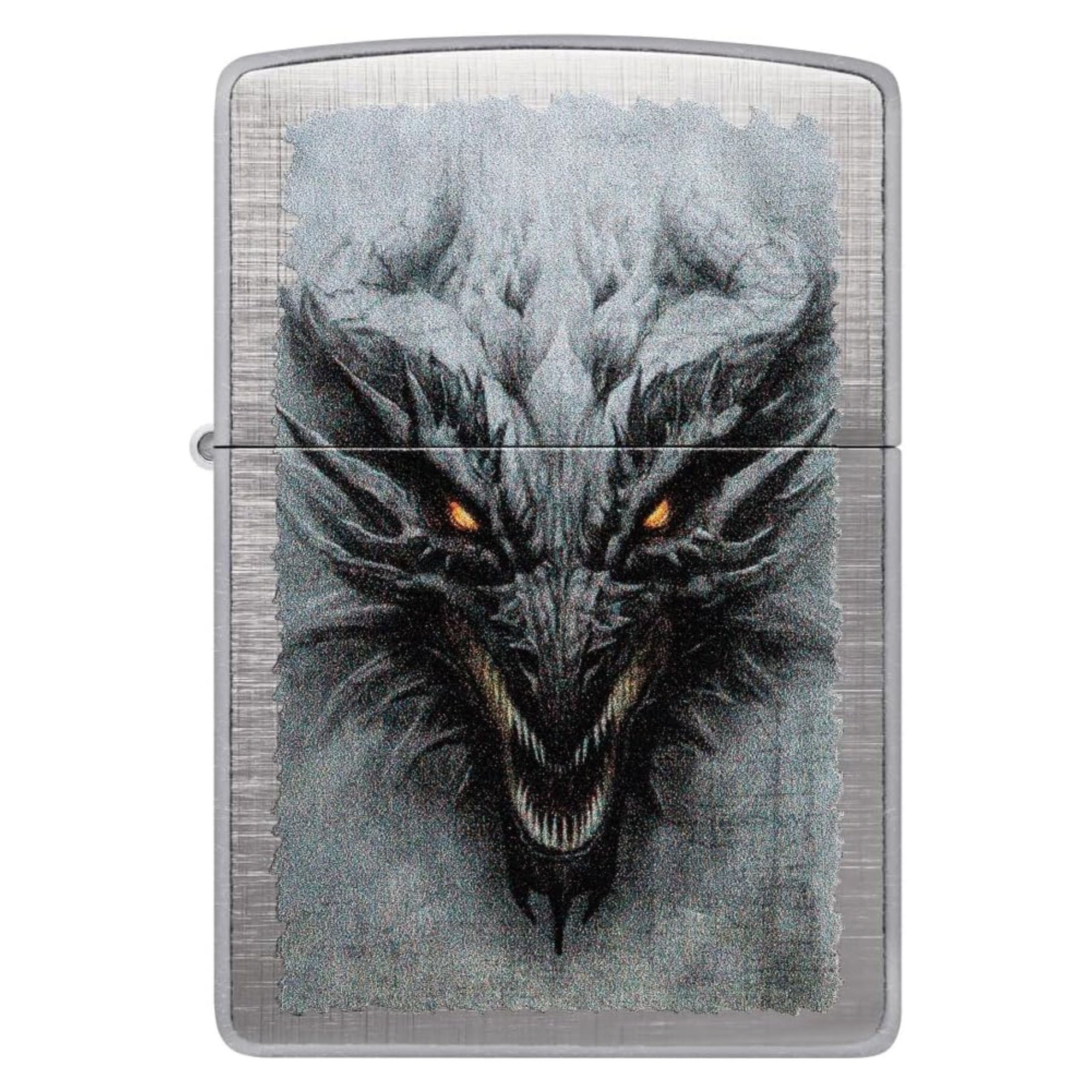 Dragon Design Linen Weave Lighter