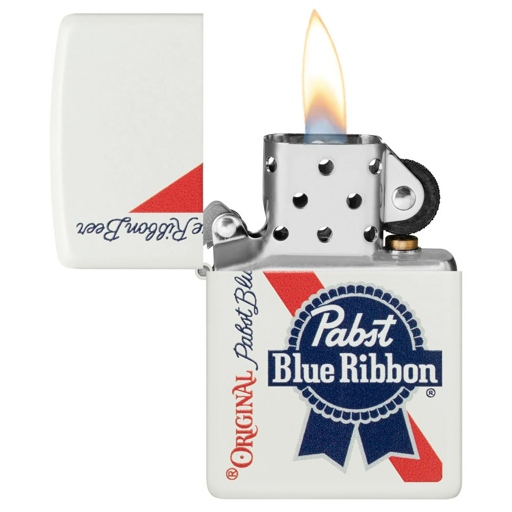 Pabst Blue Ribbin Label Lighter