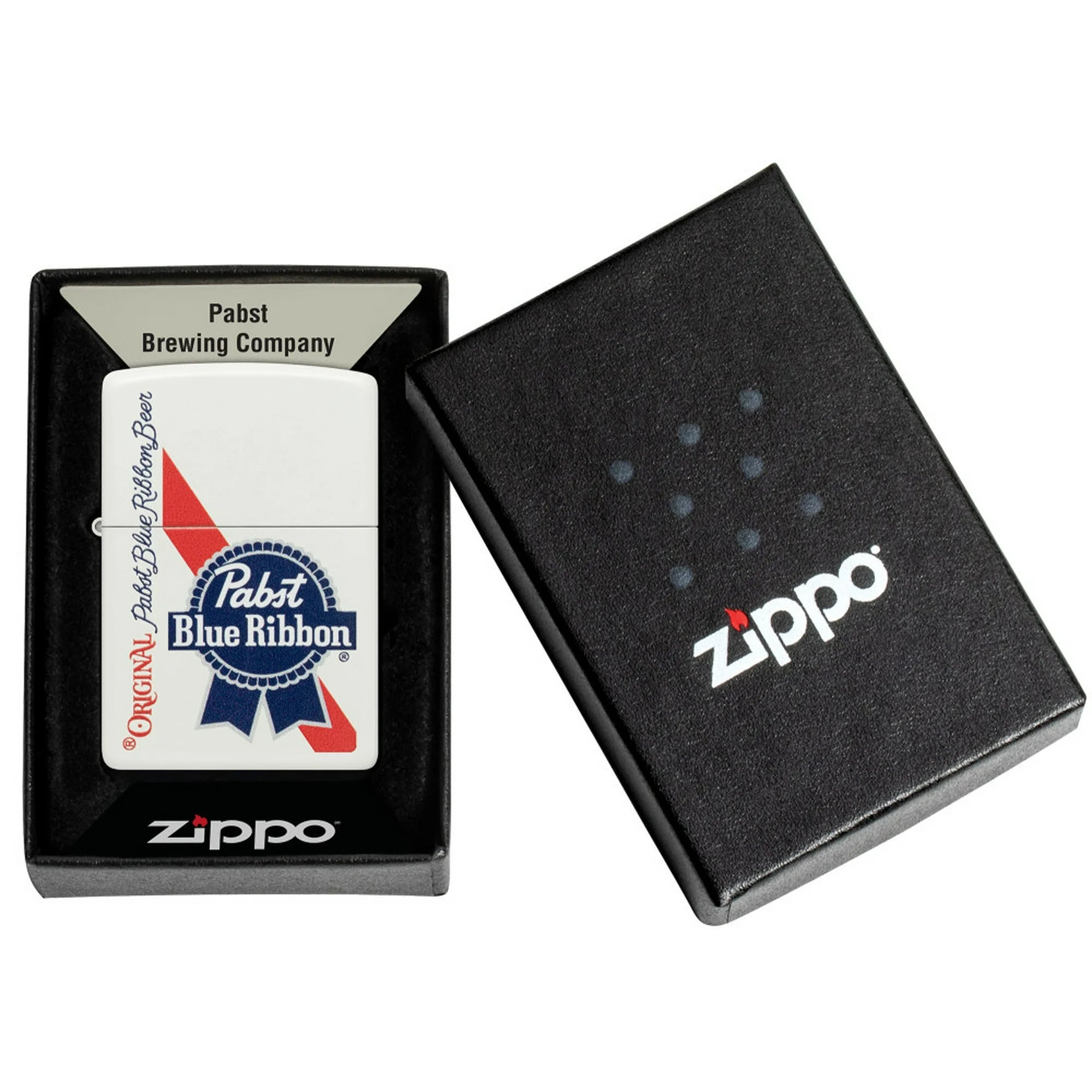 Pabst Blue Ribbin Label Lighter