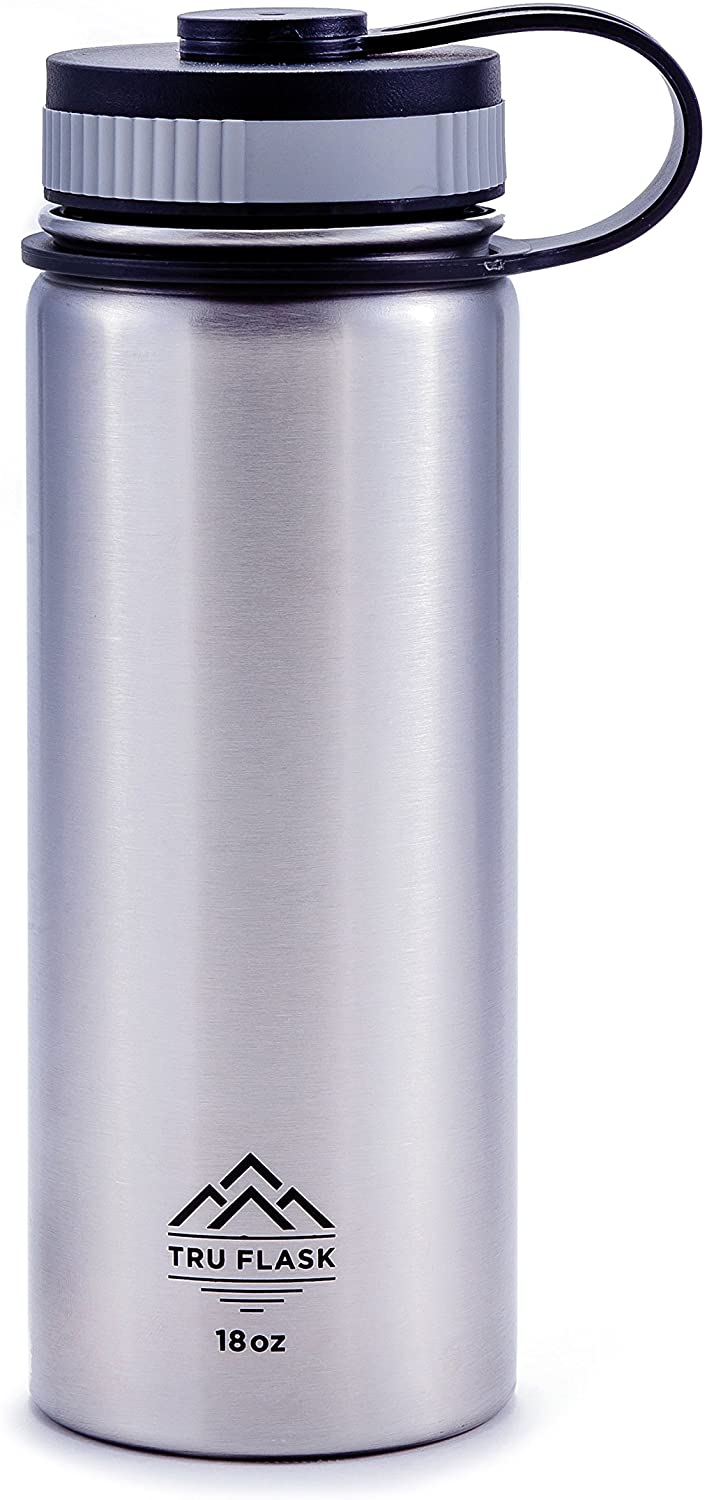 Tru Flask 40-fl oz Stainless Steel Insulated Water Bottle in the