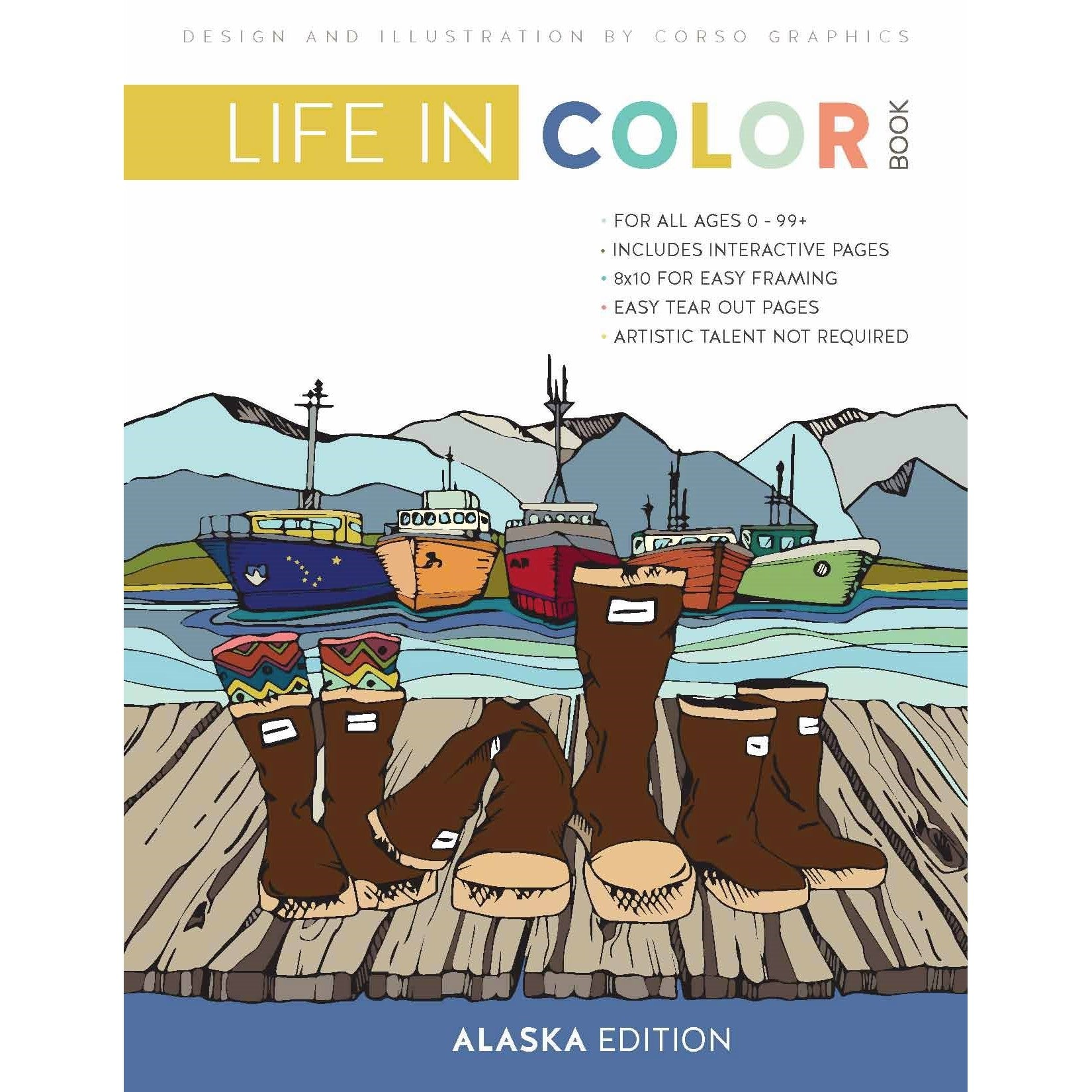 Life in Coloring Men's Coloring Book Kit Review