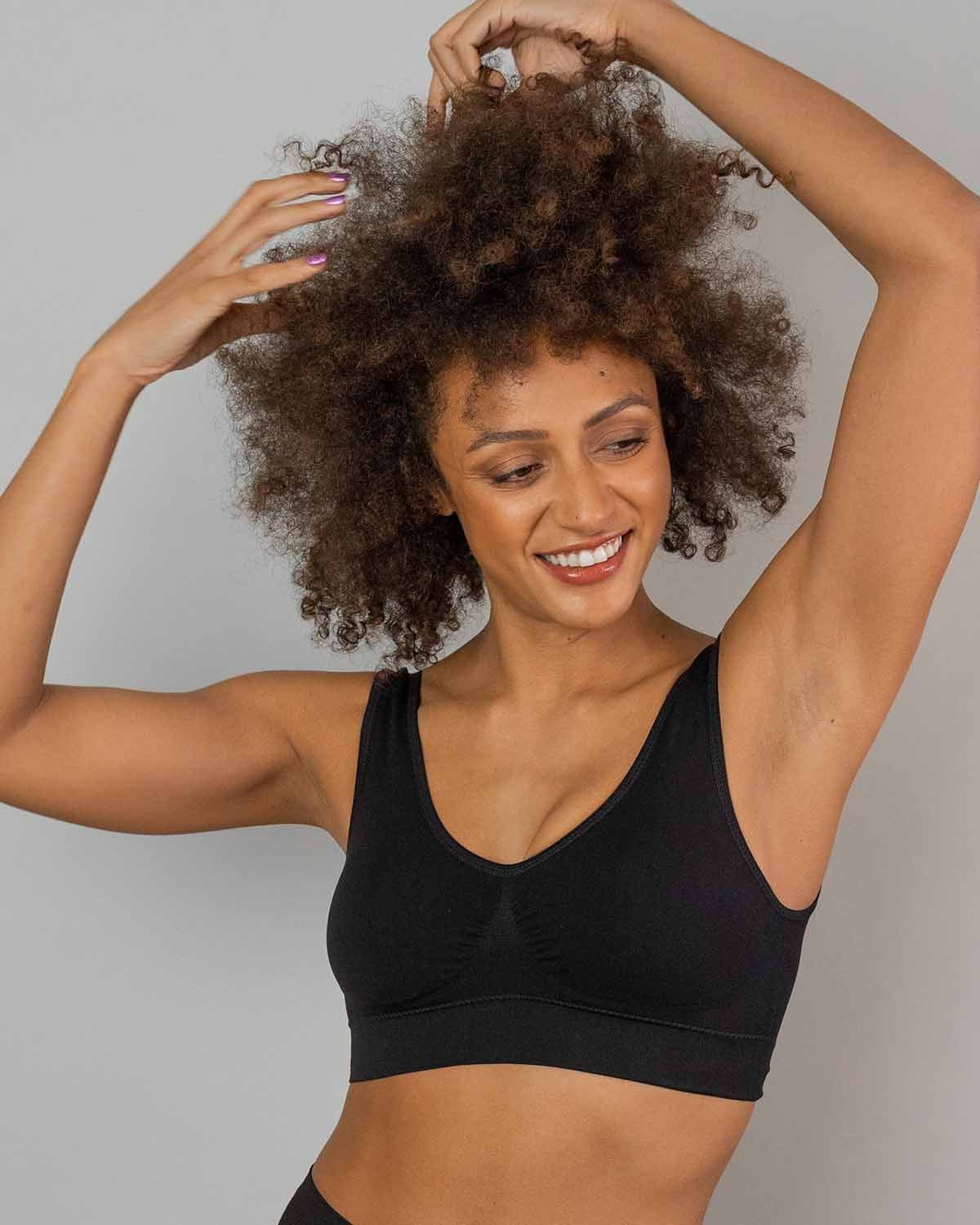 Buy SIMIYA Super Comfort Bra, Womens Sports Bras Removable Pads Plus Size  Bras for Girls in Yoga Bralette Leisure Stretch Crop Tops Vest 2 Pack  Online at desertcartSeychelles