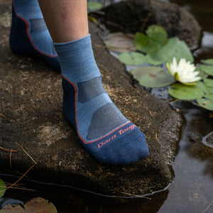 Light Hiker 1/4 Lightweight Sock with Cushion for Women - Cascade