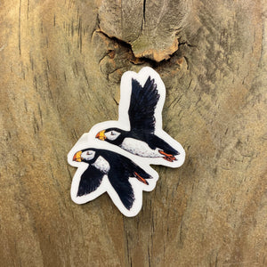 Two Puffins Sticker