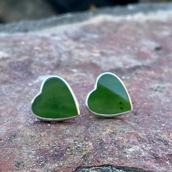 Buy 14k Gold Green Jade Stud Earrings Online | Arnold Jewelers