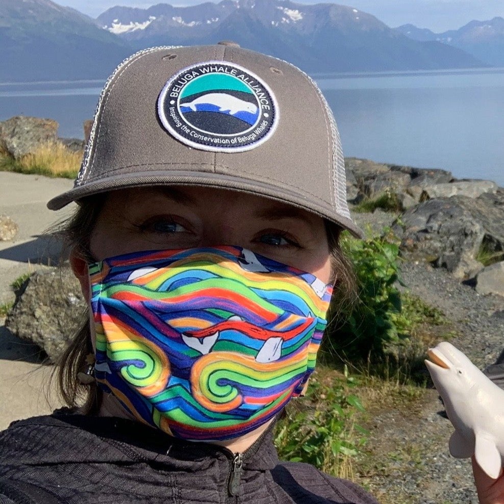 Rainbow Beluga Mask