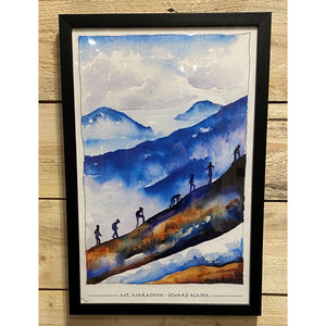 Up Mt. Marathon Framed Poster