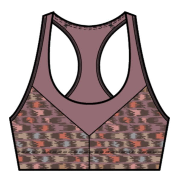 PATAGONIA-W'S SWITCHBACK SPORTS BRA INTERTWINED HANDS: EVENING MAUVE -  Trail running bra
