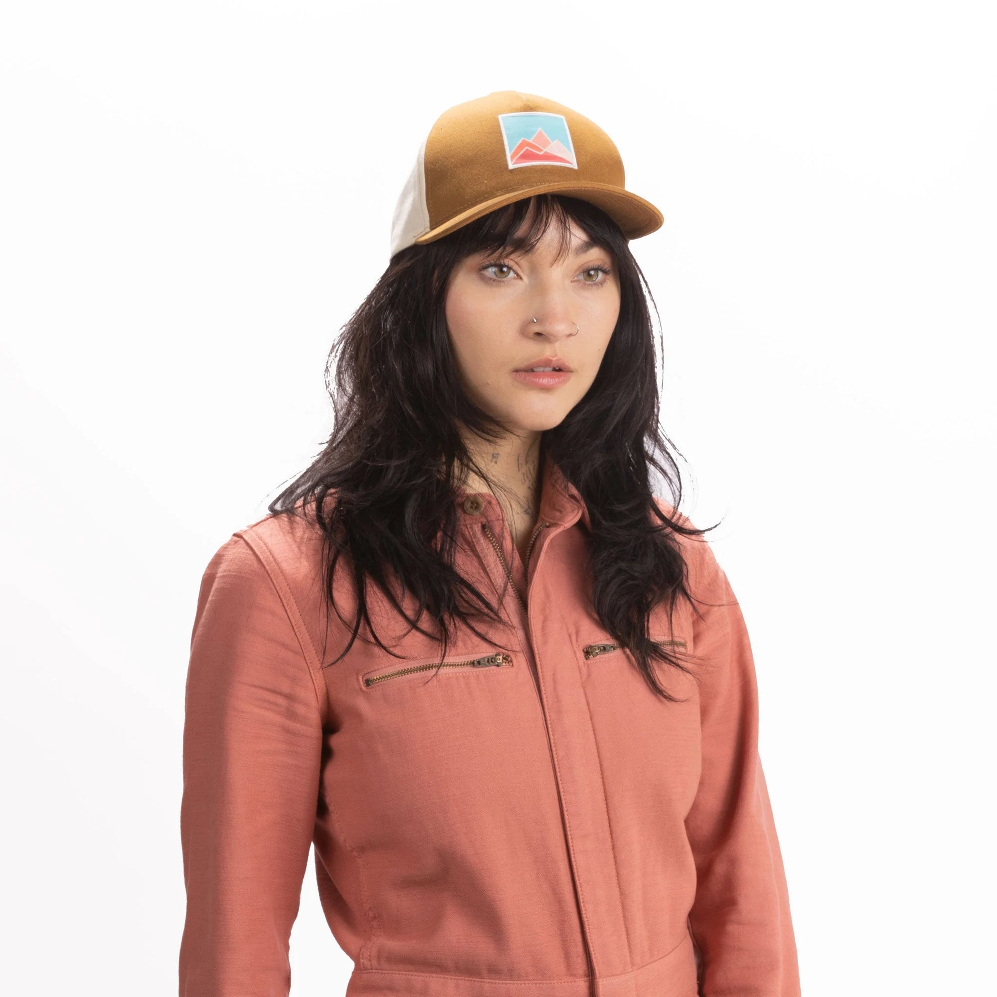 Harmony Trucker Hat - Camel